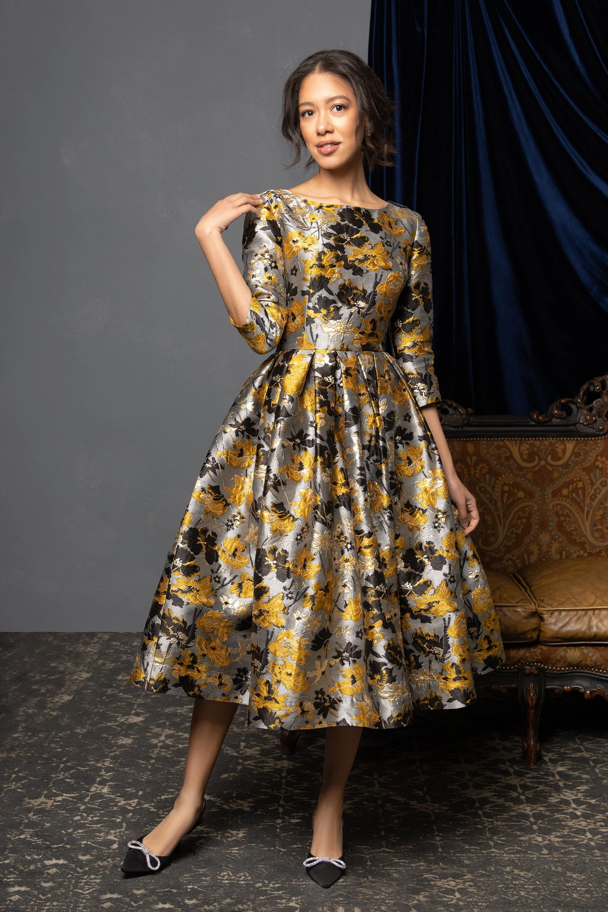 Simone dress - 1950s cocktail gown — MRS POMERANZ INC.